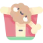 Fried chicken icon 64x64