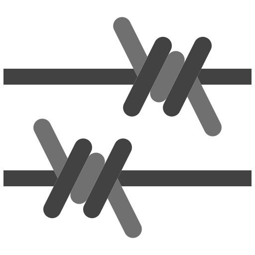 Barbed wire icon