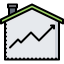 Line chart icon 64x64