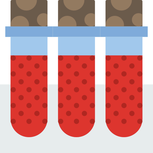 Blood sample icon