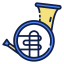 French horn icon 64x64