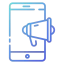 Mobile marketing icon 64x64