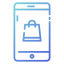 Mobile shopping icon 64x64