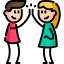 High five icon 64x64