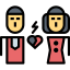 Broken heart icon 64x64