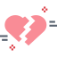 Broken heart icon 64x64