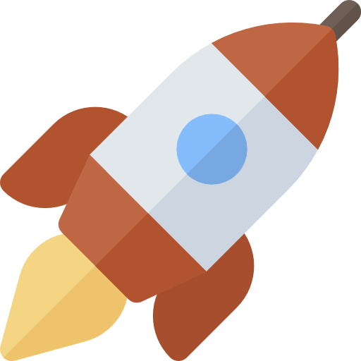 Rocket ship icon