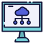 Cloud computing ícone 64x64