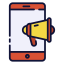 Mobile marketing icon 64x64