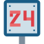 24 hours 图标 64x64
