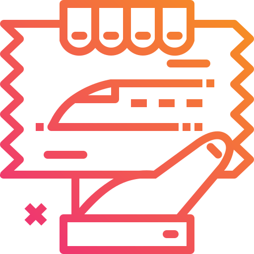 Train ticket icon