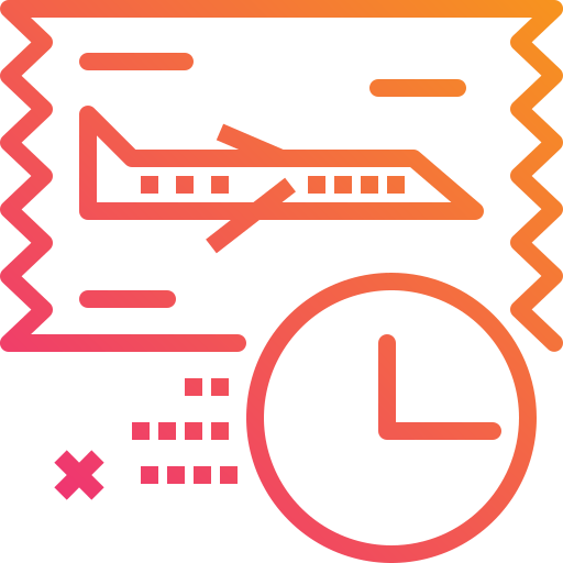 Flight time icon