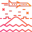 Airplane flying icon 64x64
