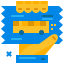 Bus ticket icône 64x64