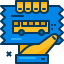 Bus ticket icône 64x64