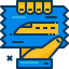Train ticket icon 64x64