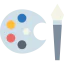 Paint palette Symbol 64x64