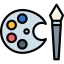 Paint palette icon 64x64