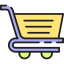 Shopping cart icon 64x64
