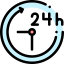 24 hours 图标 64x64
