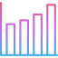 Bar graph icon 64x64
