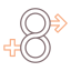 Gender fluid icon 64x64