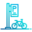 Bicycle parking icon 64x64