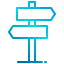 Street sign icon 64x64