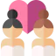 Same sex marriage icon 64x64