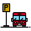 Bus stop icon 64x64