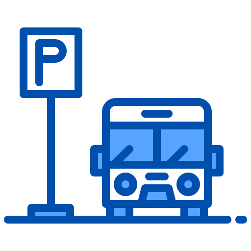 Bus stop icon