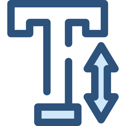 Text height icon