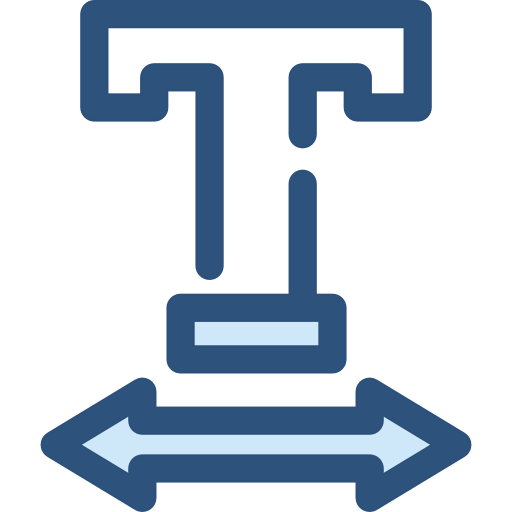 Text width icon