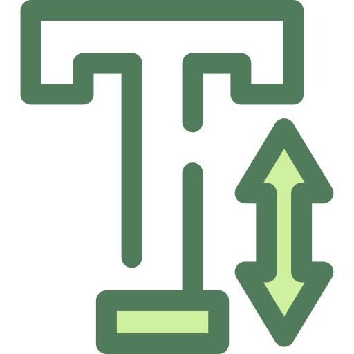 Text height icon