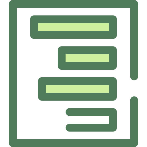 Right alignment icon