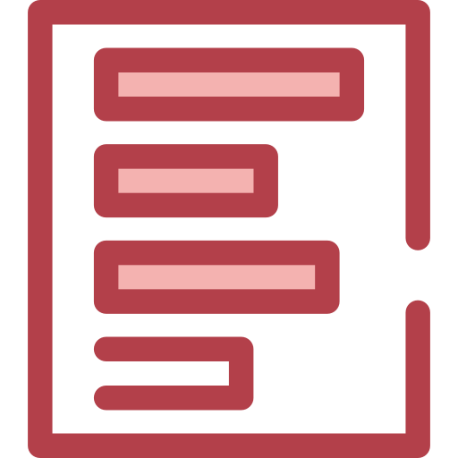 Left alignment icon