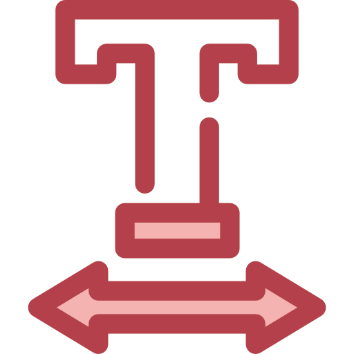 Text width icon