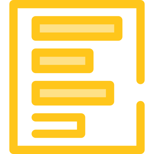 Left alignment icon