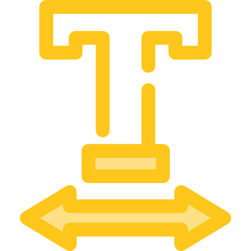 Text width icon