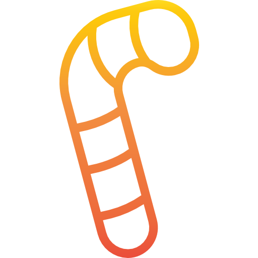 Candy cane icon