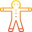 Gingerbread man icon 64x64