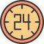 24 hours 图标 64x64