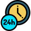 24 hours ícono 64x64