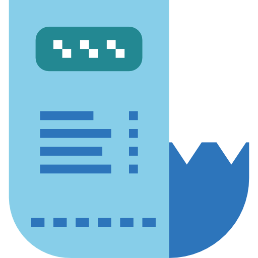 Receipt icon