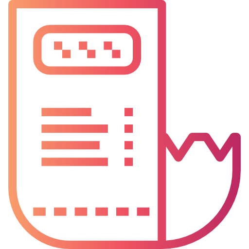 Receipt icon