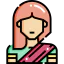 Indian woman icon 64x64