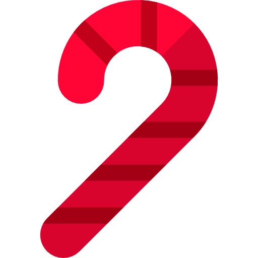 Candy cane icon