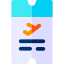 Plane ticket icon 64x64