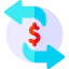 Currency exchange icon 64x64