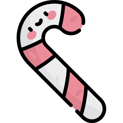 Candy cane icon